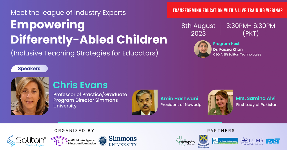 Soliton Technologies and AIEF Collaborate to Support Differently-Abled Children with a Live Teachers Training Webinar